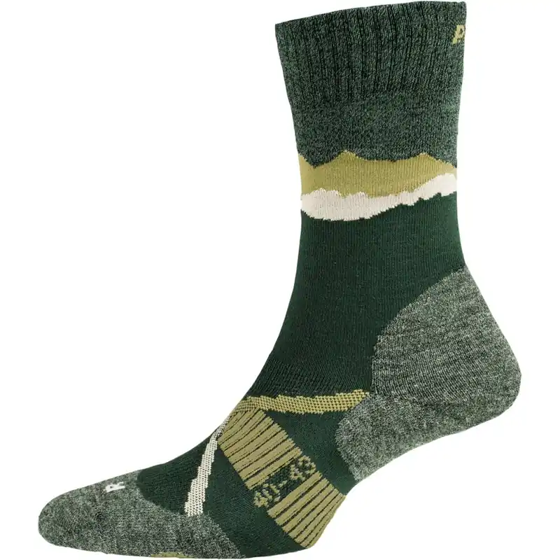 Schneller Versand P.A.C. Original TR 3.2 Trekking Merino Light Socken Damen - Anthracite/Olive