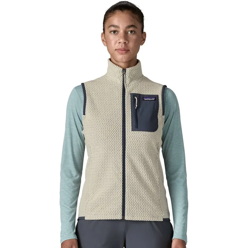 Patagonia R1 Air Fleeceweste Damen - Wool White Expressversand
