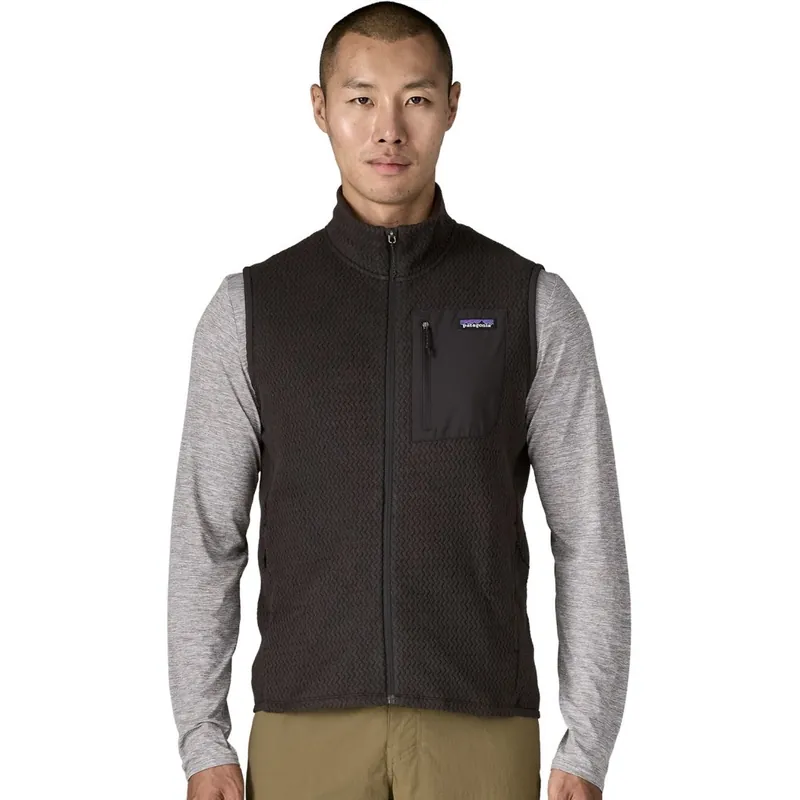 Sale Patagonia R1 Air Fleeceweste Herren - Schwarz