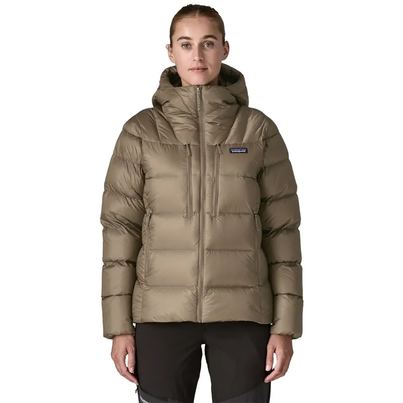Patagonia Fitz Roy Daunenjacke mit Kapuze Damen - Wing Grey Neu