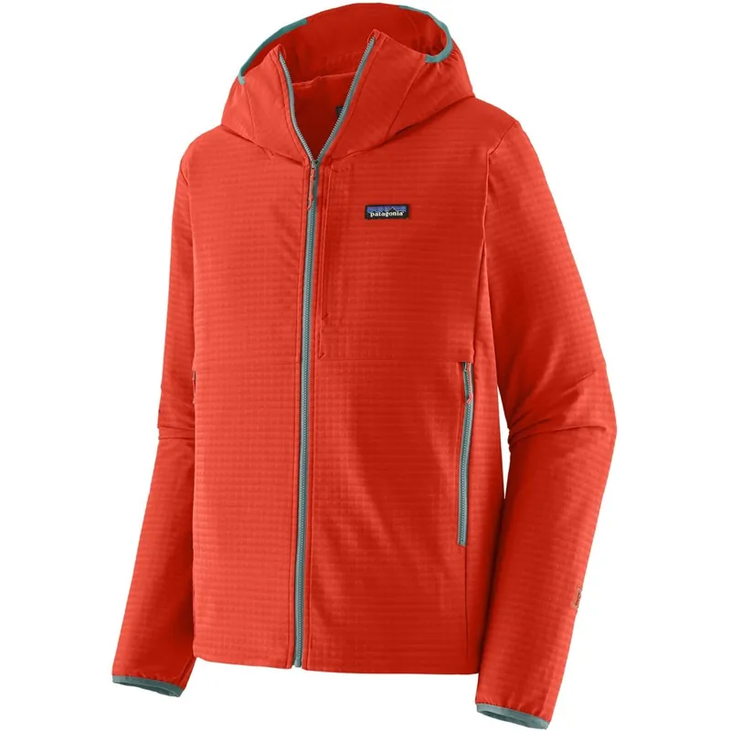 Begrenztes Angebot Patagonia R1 TechFace Kapuzenjacke Herren - Hot Ember