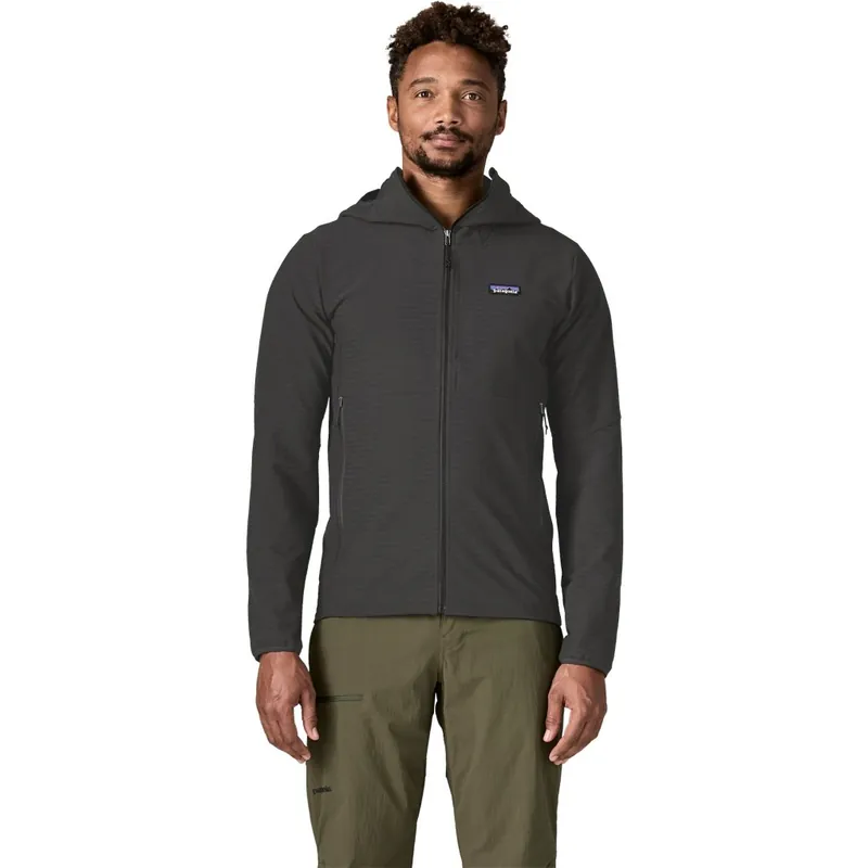 Patagonia R1 TechFace Kapuzenjacke Herren - Schwarz Meistverkauft