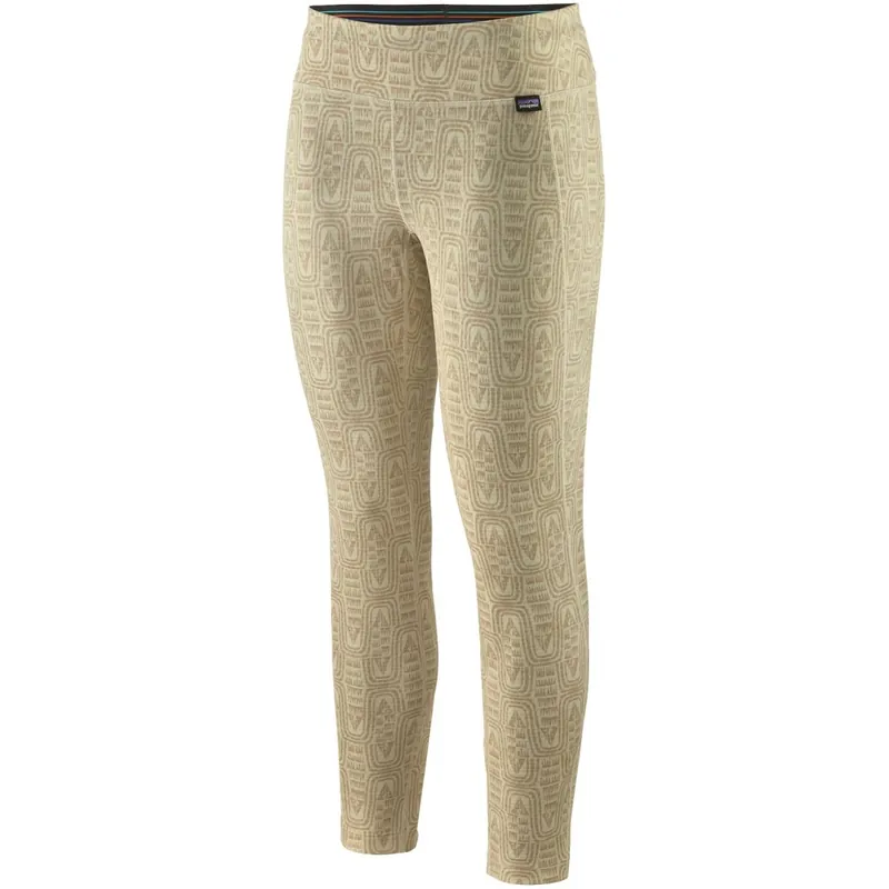 Must-Have Patagonia Capilene Midweight Bottoms Unterhose Damen - Flow Dyno White