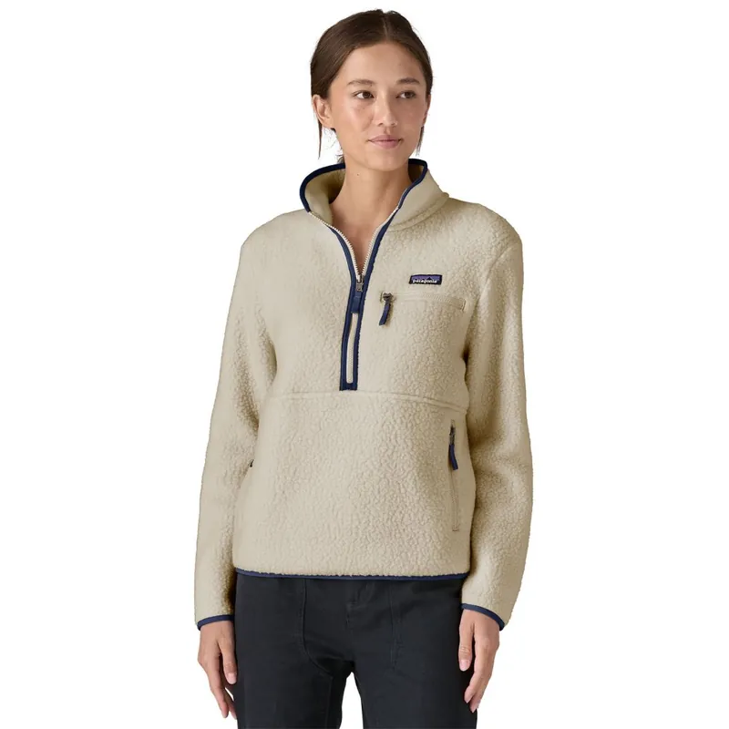Preisknaller Patagonia Retro Pile Marsupial Fleece Pullover Damen - Natural