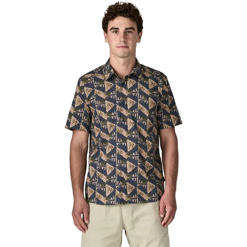 Preis Gesenkt Patagonia Go To Hemd Herren - Jaguar Geo Dolomite Blue