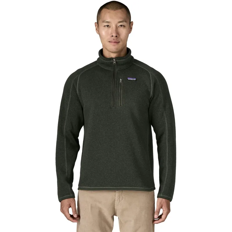 Patagonia Better Sweater 1/4-Zip Fleecepullover Herren - Old Growth Green Letzte Chance