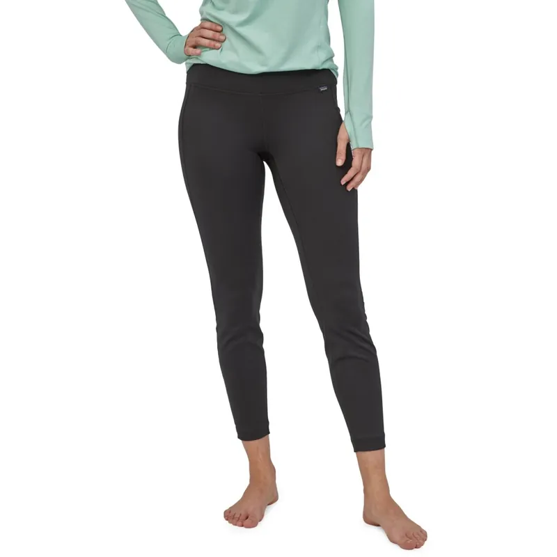 Sale Patagonia Capilene Midweight Bottoms Unterhose Damen - schwarz