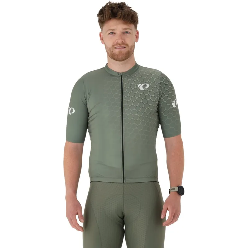 Versand Am Gleichen Tag PEARL iZUMi Performance Radtrikot Herren PI25021003 - hexagon green - HEGR