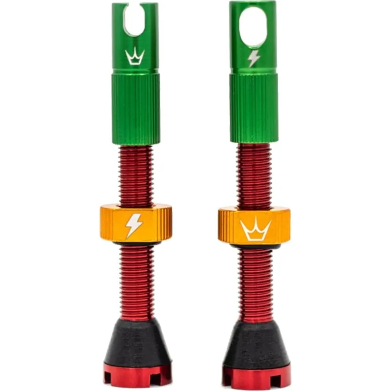 Saisonangebot Peaty‘s x Chris King Tubeless Ventile - MK2 - rasta (50to01)