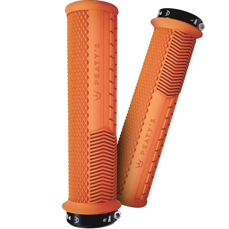 Peaty‘s Monarch Grips Knurl Thick Lenkergriffe - Mango Top-Seller
