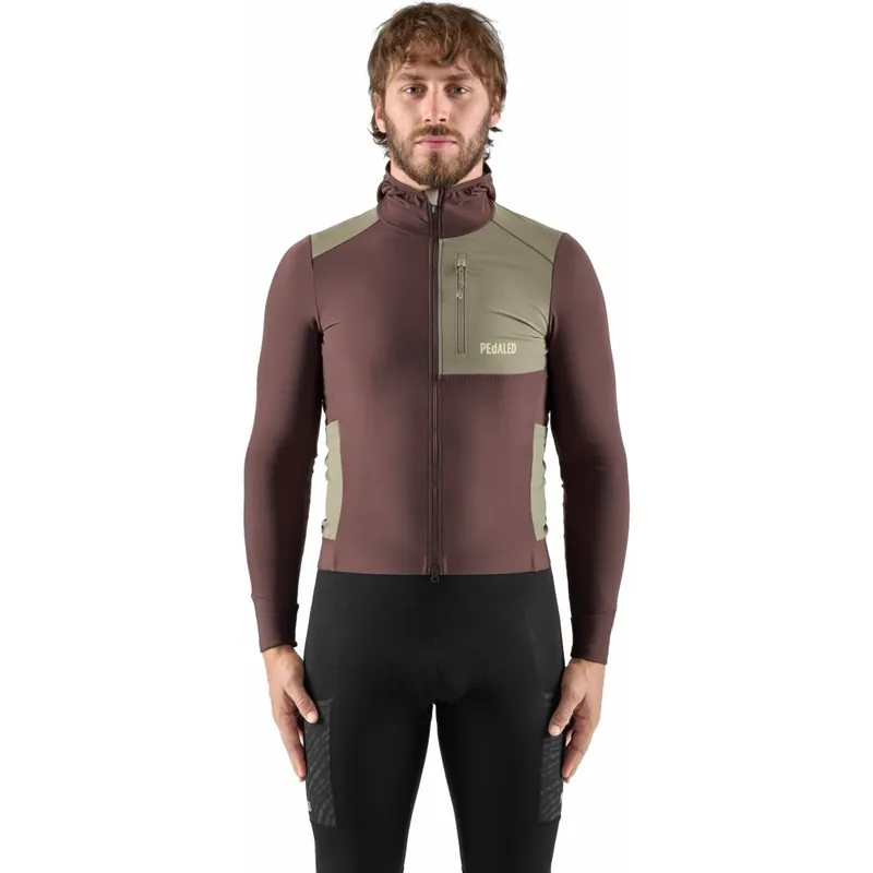 PEdALED Odyssey Kapuzenjacke Herren - Brown 26WJHOD Sonderaktion