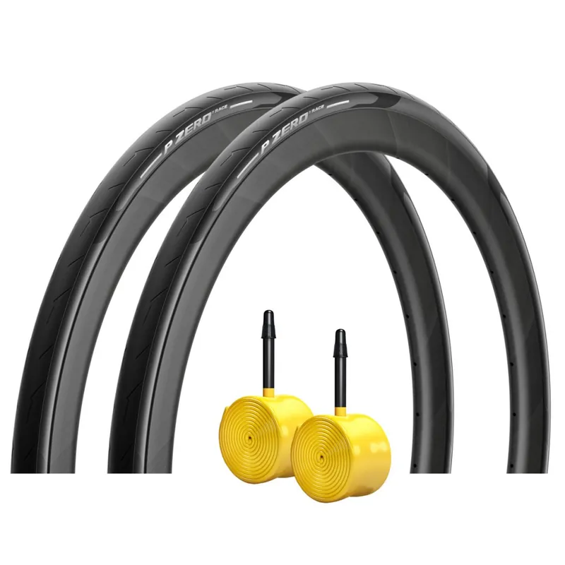 Sale Pirelli P ZERO Race Bundle - 2x Faltreifen + 2x SmarTUBE TPU Schläuche - 28-622 schwarz 60 mm