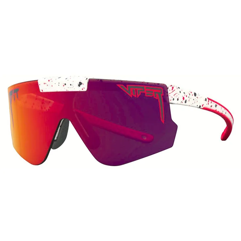 Neue Ware Pit Viper The Flip-Offs Brille - Wide Heater Red