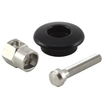 Begrenztes Angebot Pitlock Set 09 Ahead Mono Vorbau-Schloss - schwarz