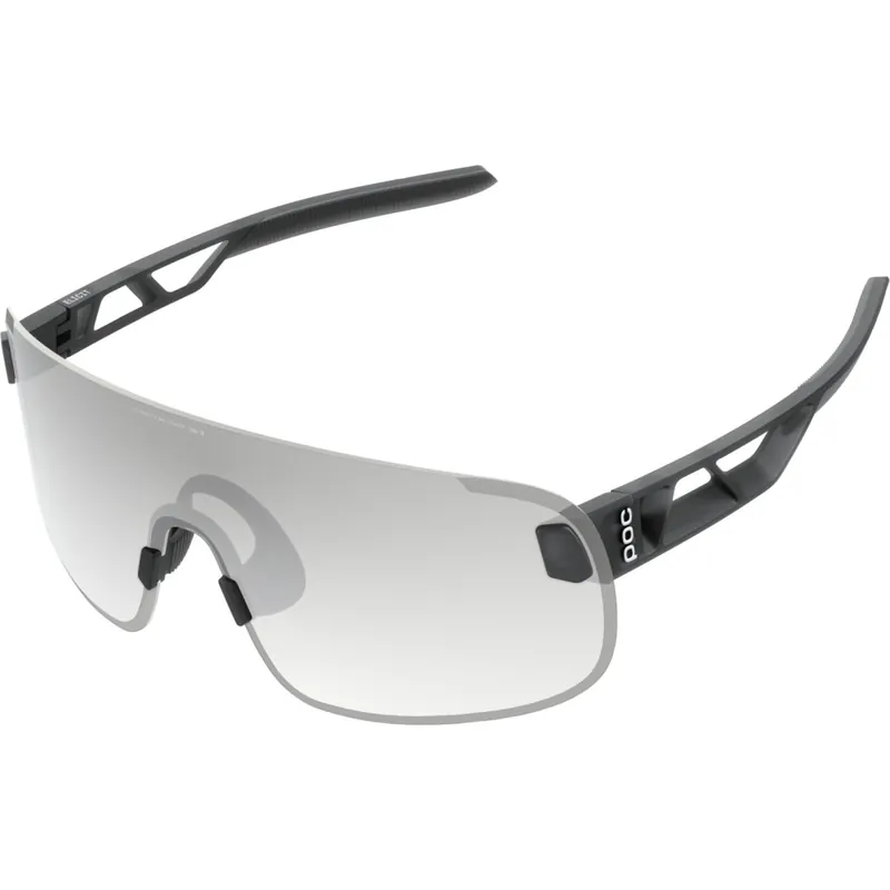 POC Elicit Photochromic Sportbrille - Translucent Black - Clarity/Changeable Grey Sonderangebot