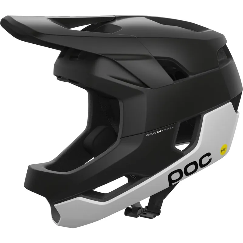 POC Otocon Race MIPS Helm - 8348 uranium black/hydrogen white matt Billig