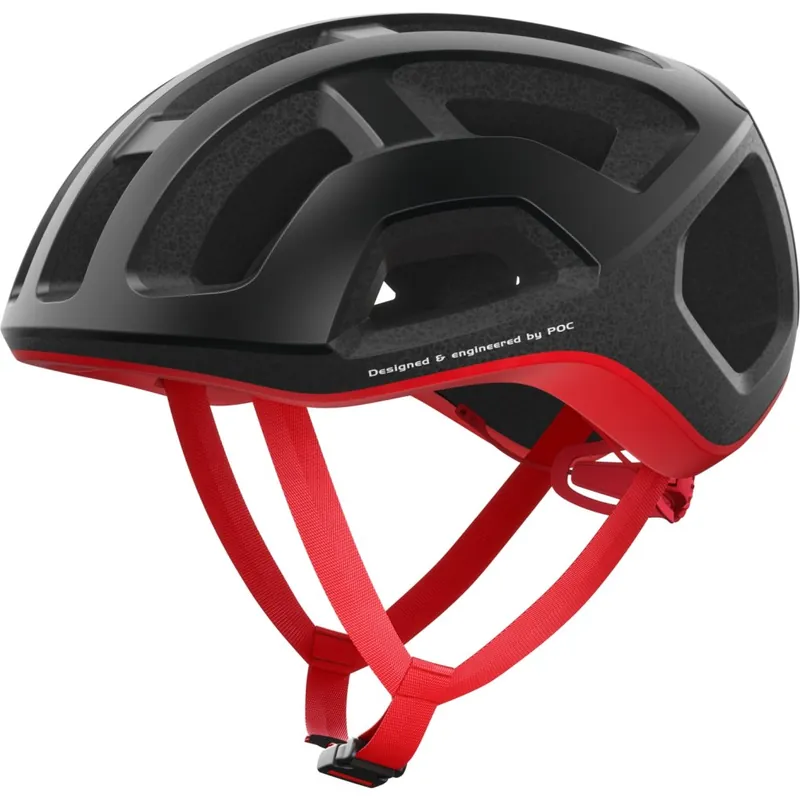 Preis Gesenkt POC Ventral Lite Helm - 8639 Uranium Black/Prismane Red Matt