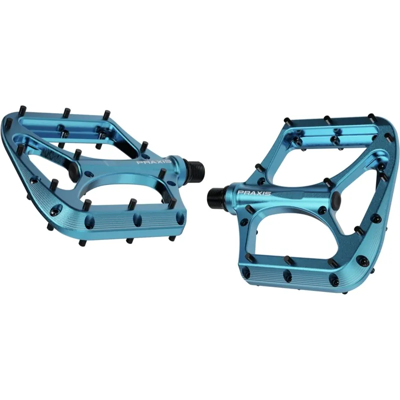 Neuheit Praxis Works The Brodium Flat Pedal - blau
