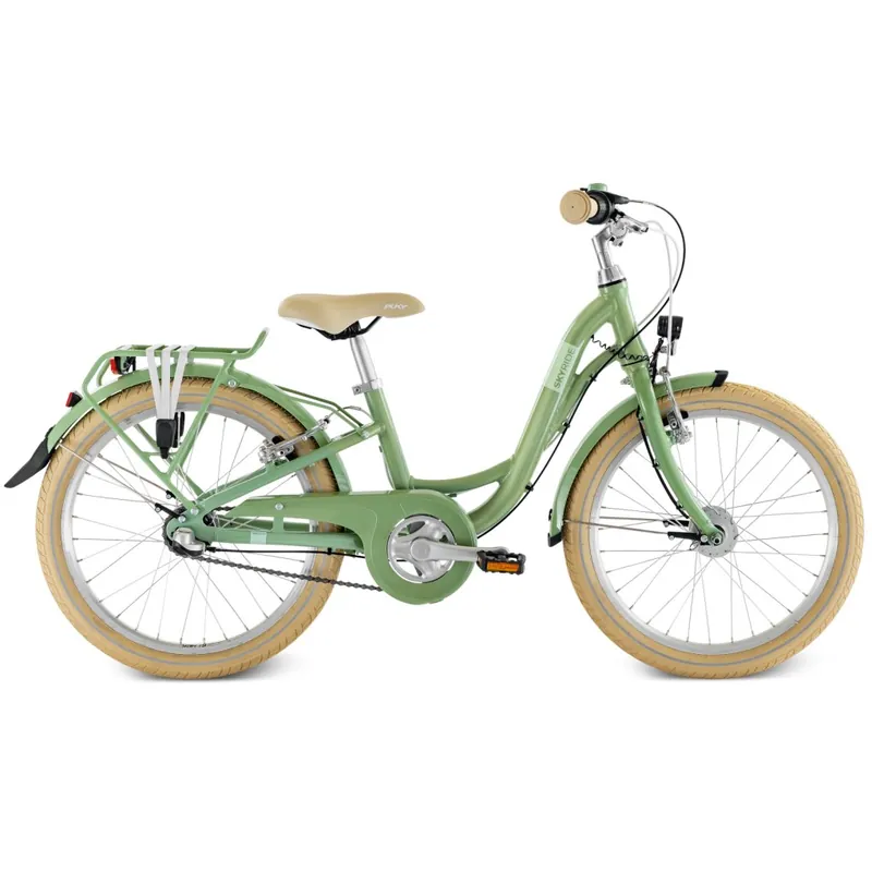 Puky SKYRIDE 20-3 Classic - Kinderfahrrad - 20" 3-Gang - retro green Geprüft