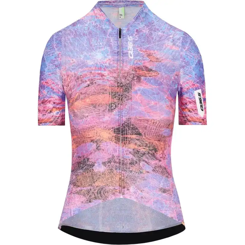 Q36.5 Gregarius Damask Kurzarmtrikot Damen - damask purple Direktkauf