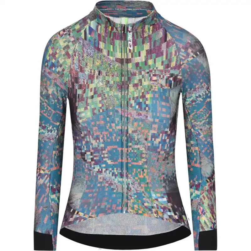 Knallerangebot Q36.5 Gregarius Hybrid Thermomap Langarmtrikot Damen - Thermo Green
