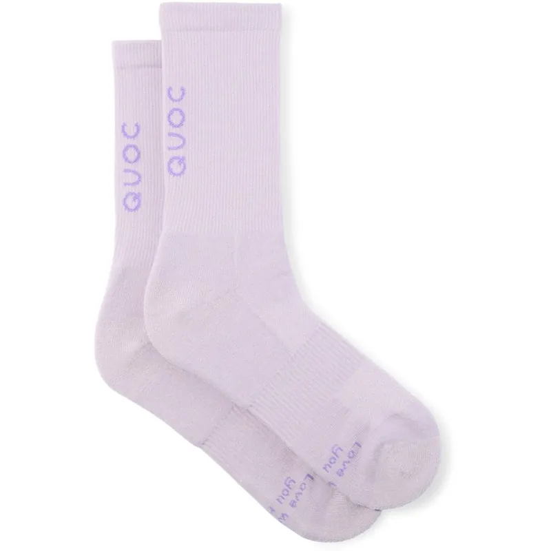 QUOC Signature Merino Socken - lilac haze Must-Have