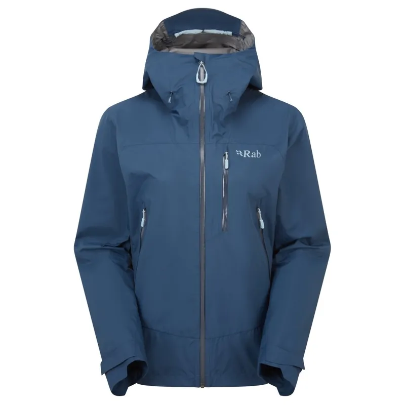 Sonderangebot Rab Downpour Mountain Jacke Damen - tempest blue