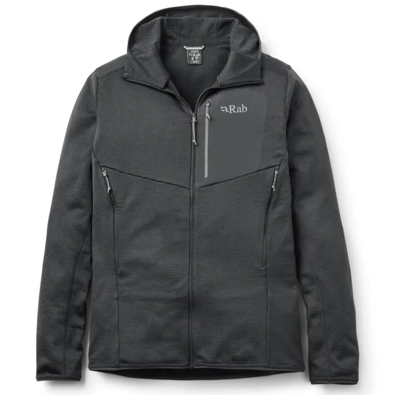 Rab Ascendor Kapuzenjacke Herren - black Letzte Chance