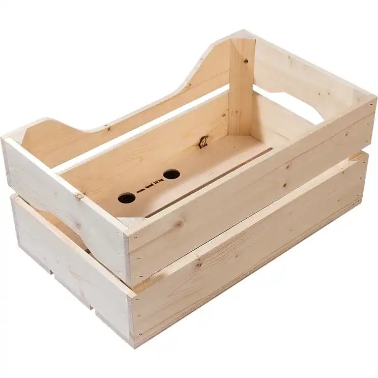 Racktime Woodpacker 2.0 Gepäckträgerkorb 25L - natur Zertifiziert