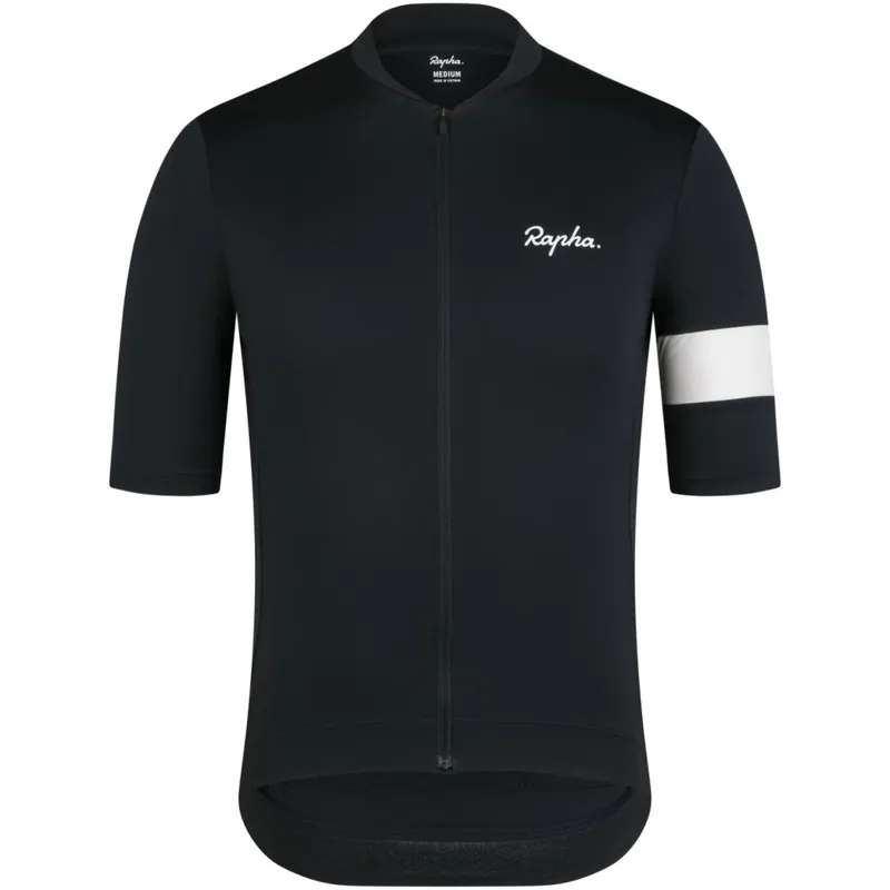 Echt Rapha Core Kurzarmtrikot Herren - schwarz/weiß