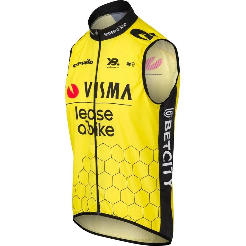 RAPidGEAR Team Visma Lease a Bike Replica Windweste Herren 2025 - gelb Preisknaller