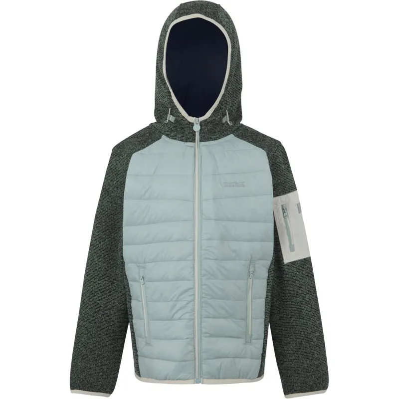 Geprüft Regatta Newhill Hybrid Jacke Kinder - Green Haze ZYF
