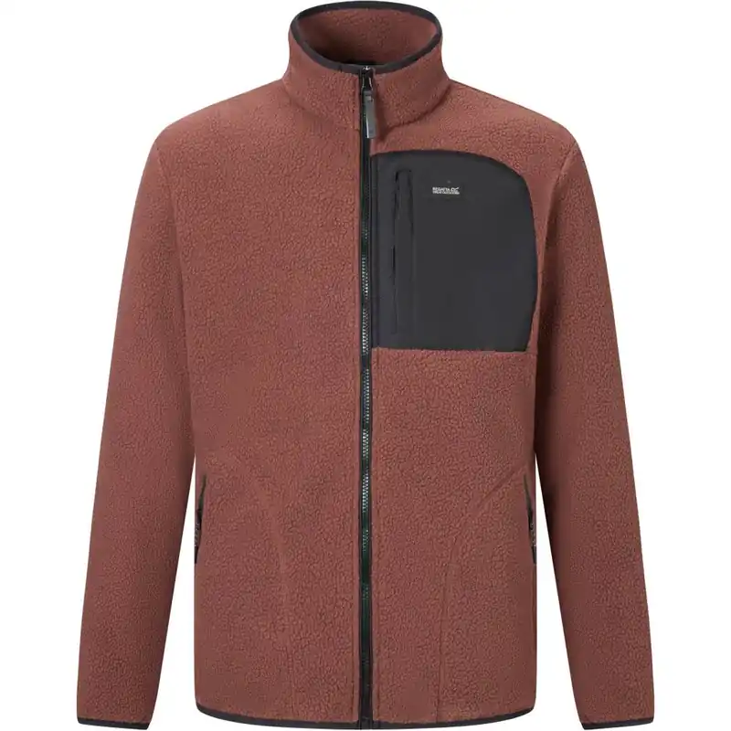 Regatta Frankie Borg II Fleecejacke Herren - Ground Coffee/Black 0TD Billig