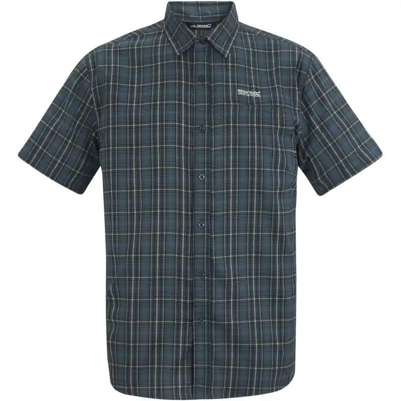 Jetzt Kaufen Regatta Begarno Kurzarmhemd Herren - China Blue Check YV0