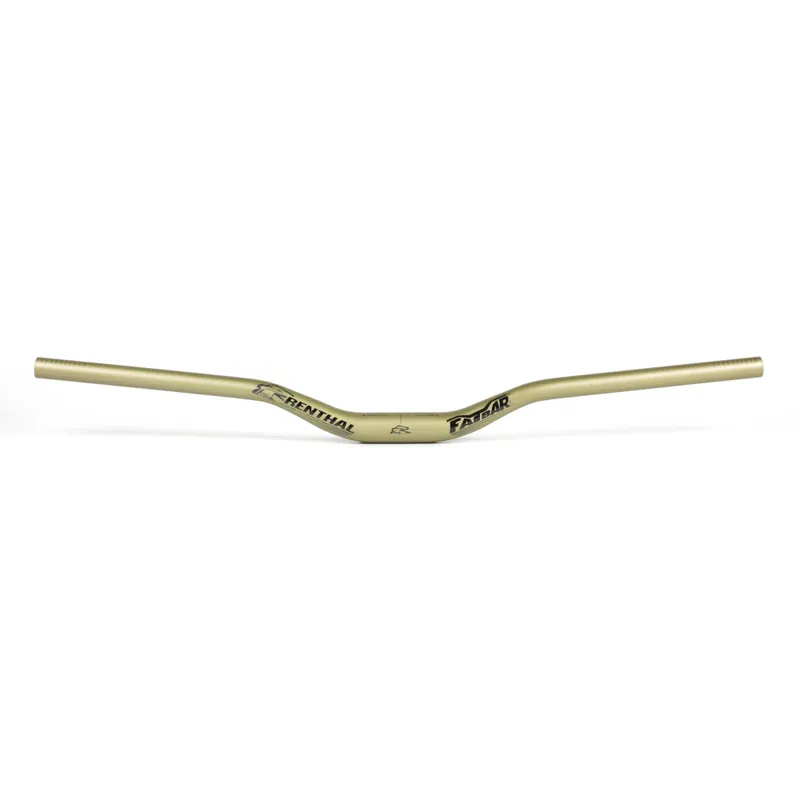 Neue Kollektion Renthal V3 Fatbar Lite Riser Lenker - 31.8mm 760mm - Rise 40mm gold