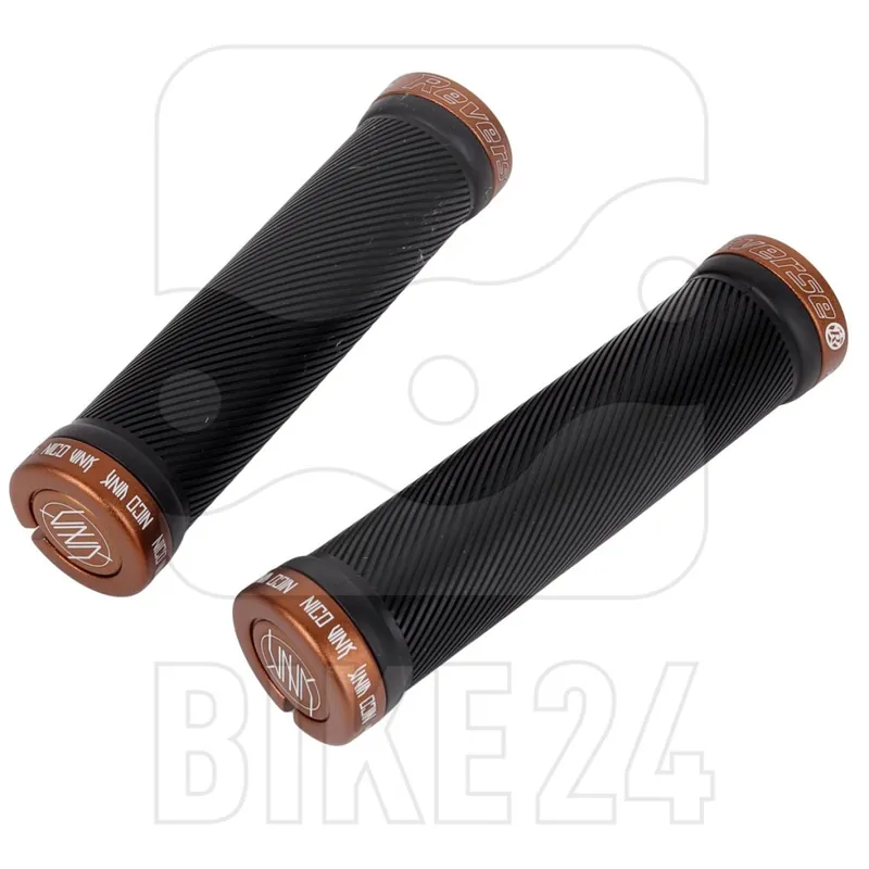 Finale Aktion Reverse Components Nico Vink Signatur Lock On Griffe - 30mm - schwarz / kupfer