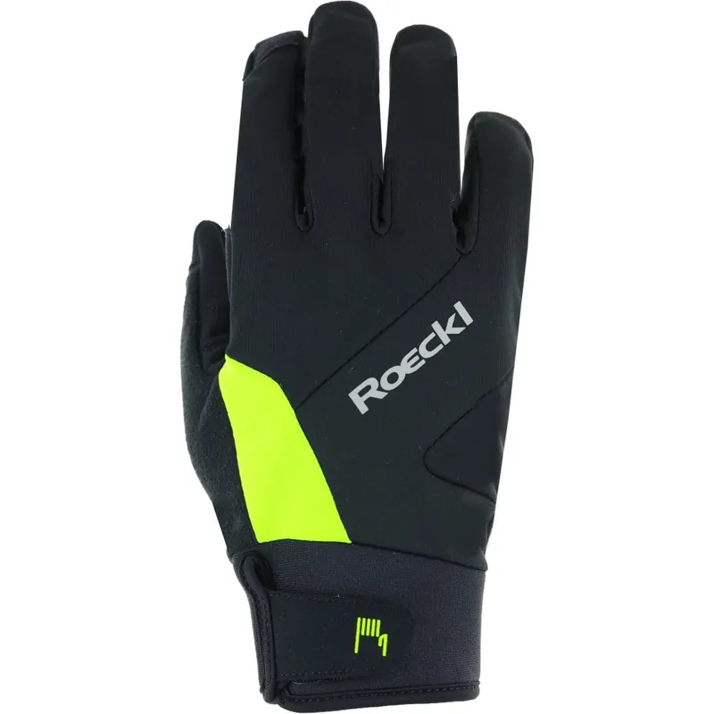 Roeckl Sports Reichenthal 2 Fahrradhandschuhe - black/fluo yellow 9210 Markenware
