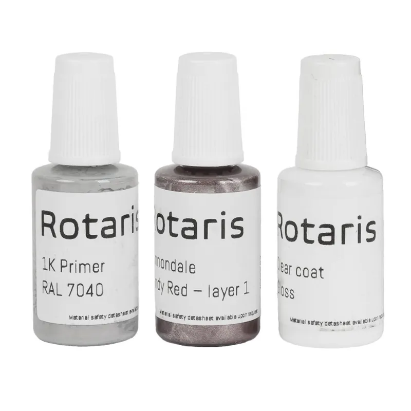 Rotaris Lack Ausbesserungsset für Specialized - mit Grundierung - Redwood Satin Schneller Versand