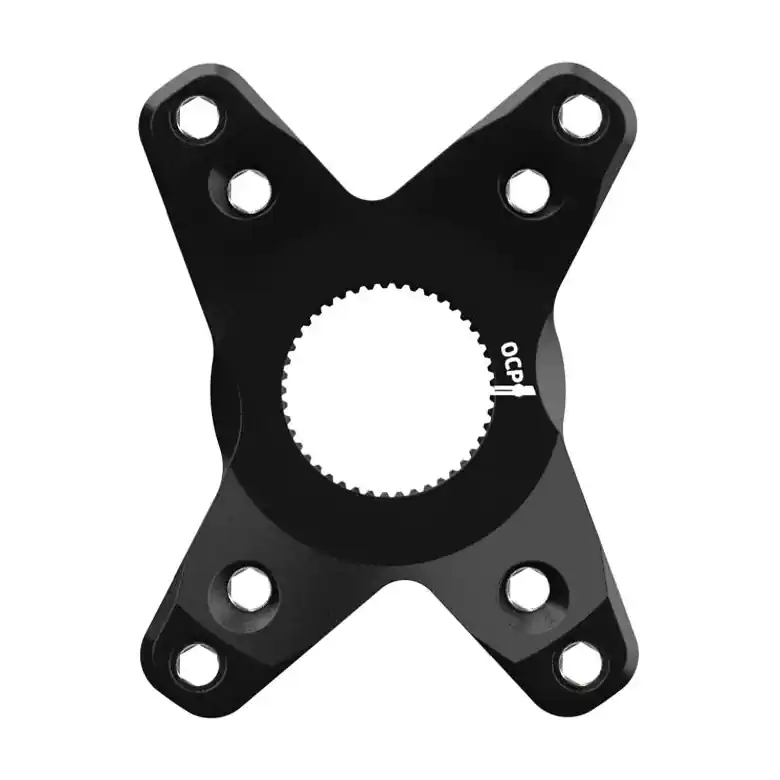 Rotor Spider Gravel - BCD110/80x4 OCPmount - schwarz glänzend Neu