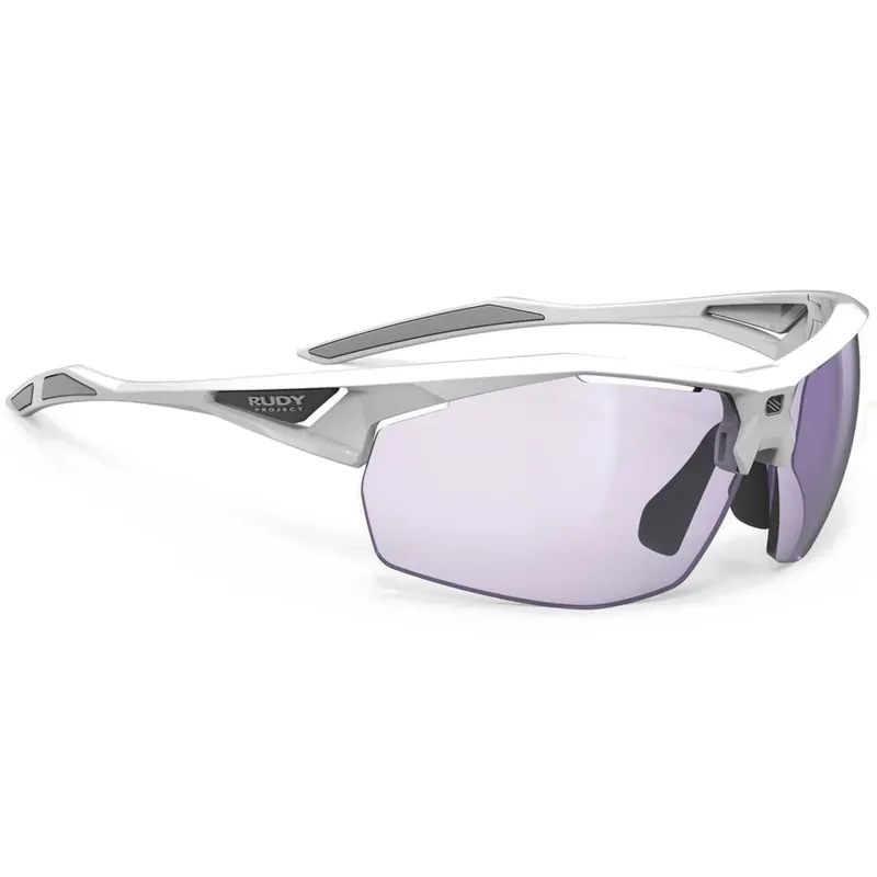 Rudy Project Sydus Brille - Photochromic - White Gloss - ImpactX™ 2 Laser Purple Nur Für Kurze Zeit