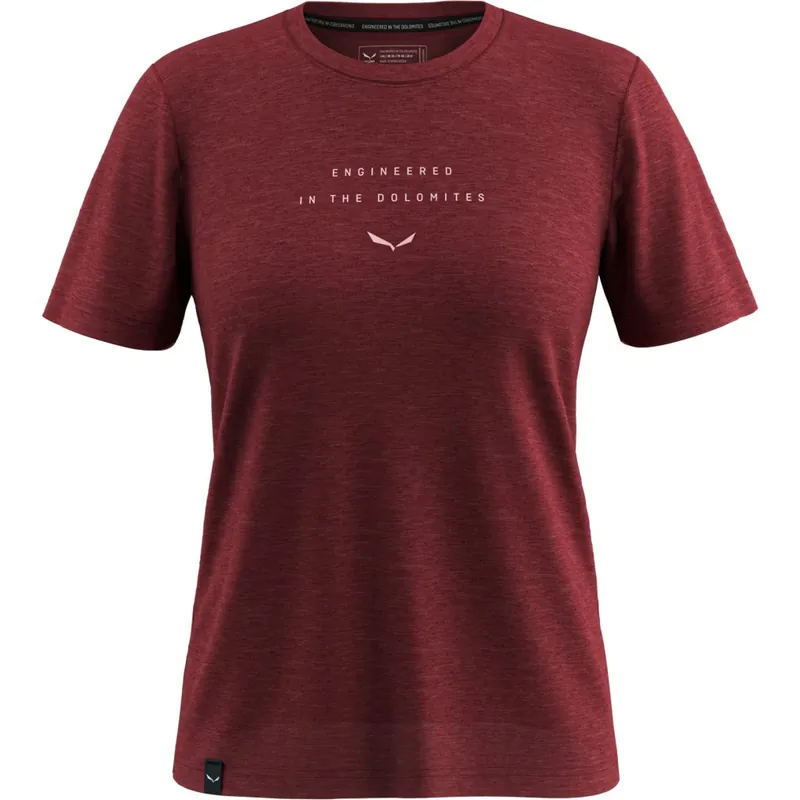 Salewa Eagle Eitd Alpine Merino T-Shirt Damen - syrah 1570 Angebot