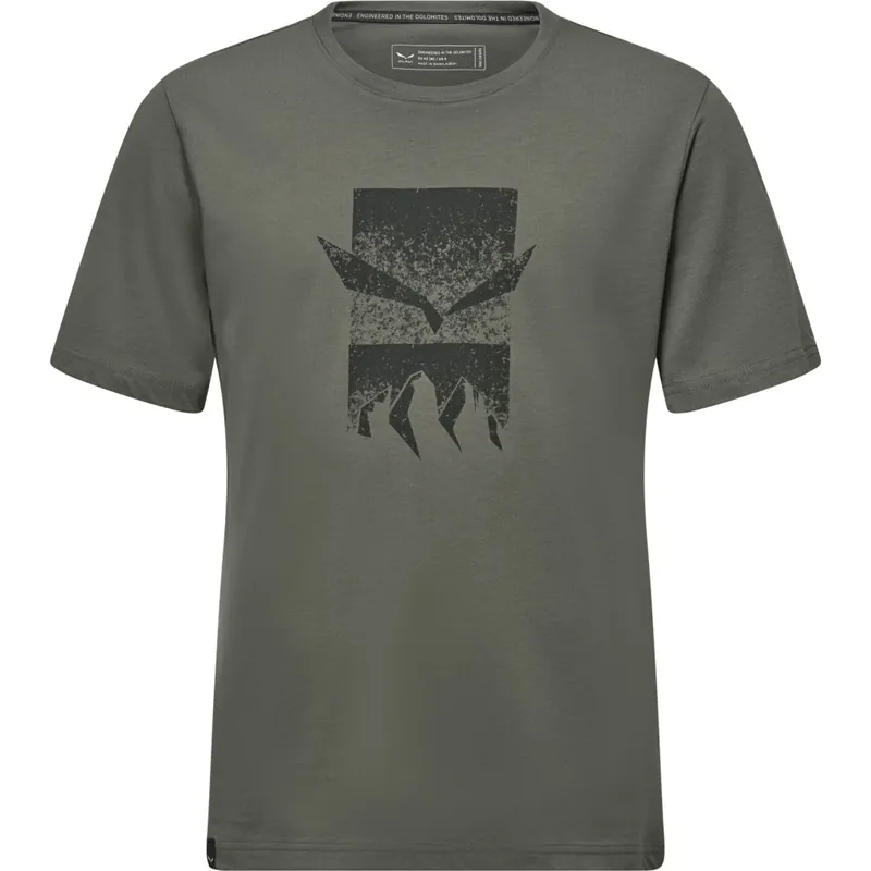 Salewa Eagle 3Cime T-Shirt Herren - faded green 5A50 Neuheit