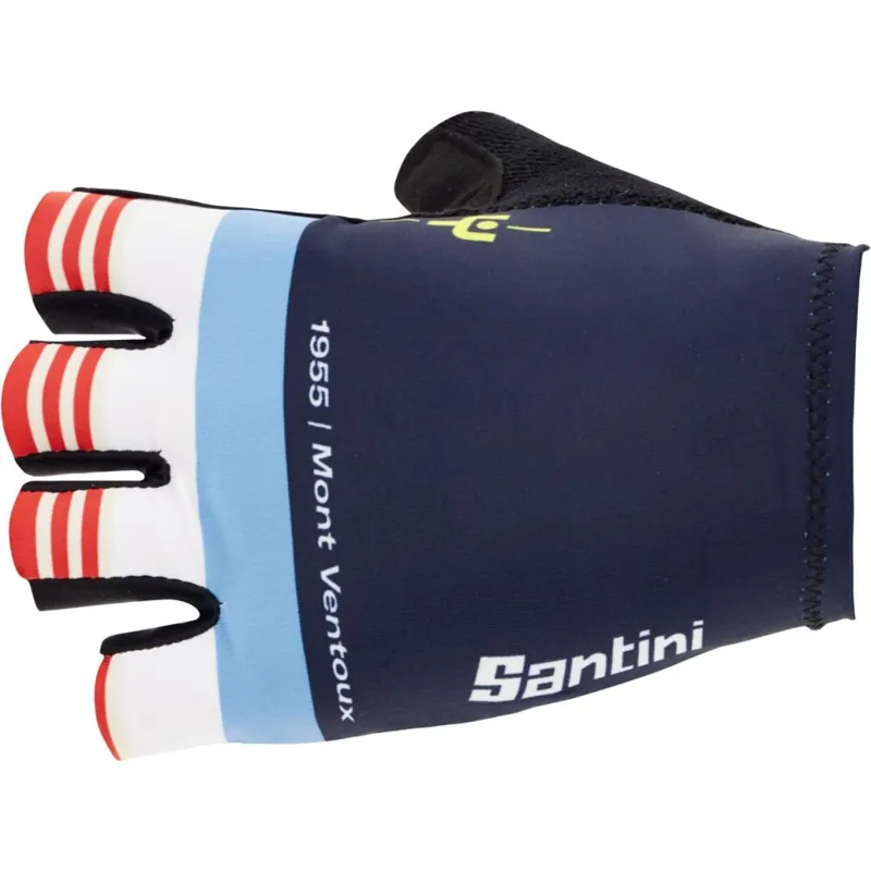 Neuheit Santini Maillot Jaune M.Ventoux Kurzfinger-Handschuhe - Tour de France™ 2026 Collection - nautica NT