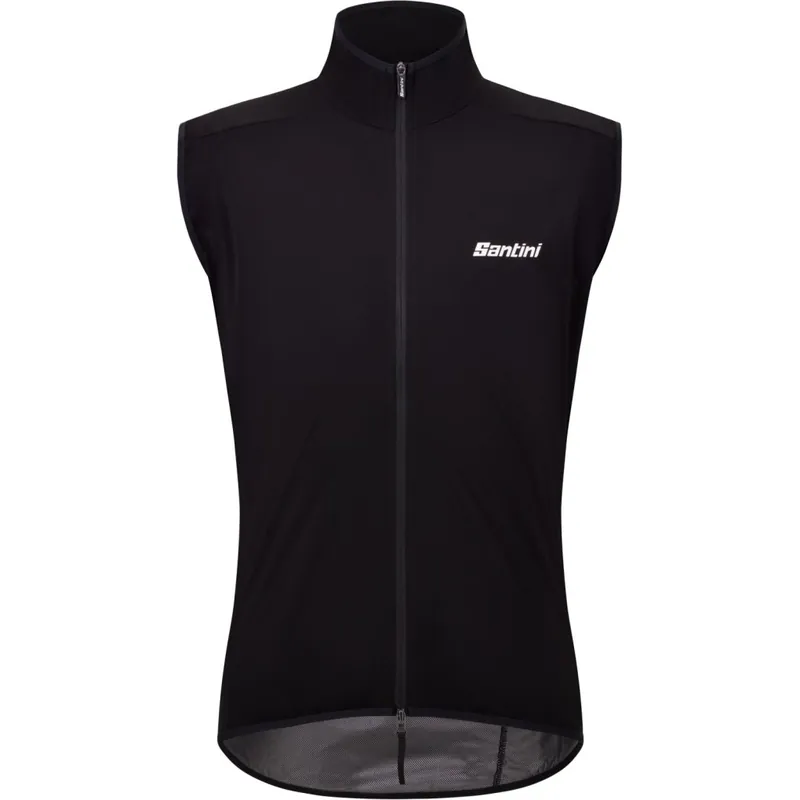 Santini Guard Nimbus Regen Weste Unisex - black NE Versand Am Gleichen Tag