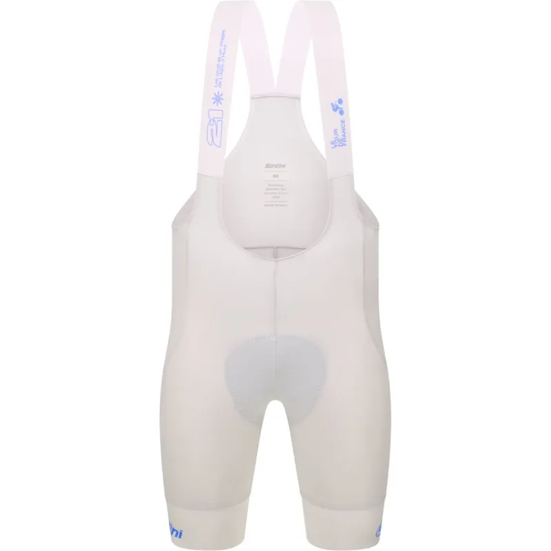 Angebot Santini Alpe D‘Huez Trägershorts Herren - Tour de France 2026™ Collection - white/white BB