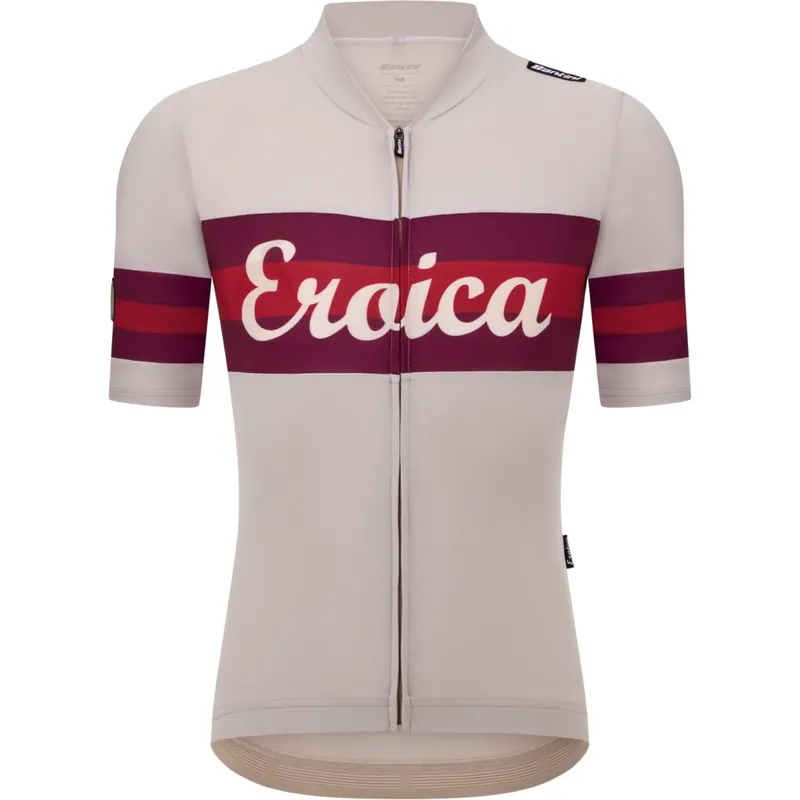 Santini Eroica Timo Kurzarmtrikot Herren - cappuccino CP Super-Preis