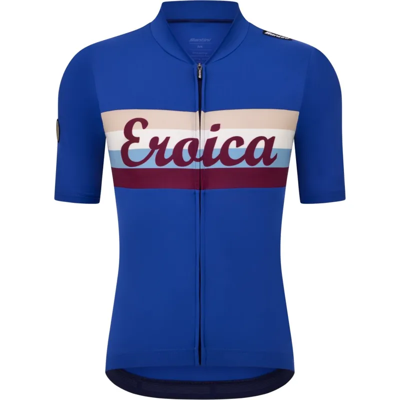 Preisreduziert Santini Eroica Timo Kurzarmtrikot Herren - navy NY