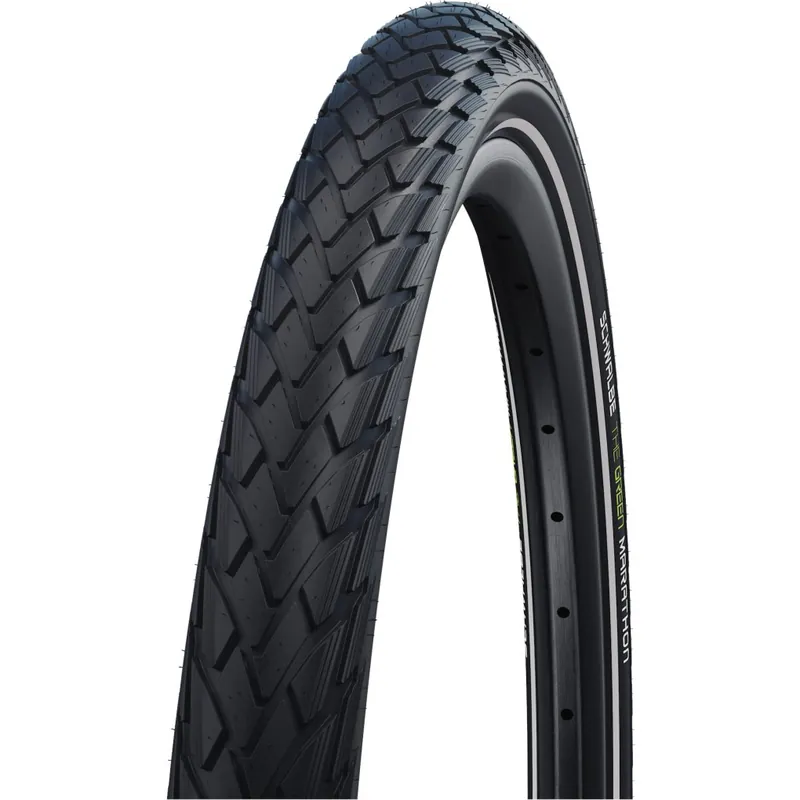 Schwalbe Marathon Drahtreifen - Performance Addix Eco Green Guard - ECE-R75 - 28x1.50" Black Reflex Top-Seller