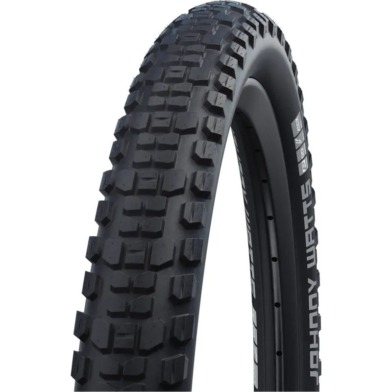 Abverkauf Schwalbe Johnny Watts Faltreifen - Performance Addix DD - Race Guard ECE-R75 - 27.5x2.80" Black