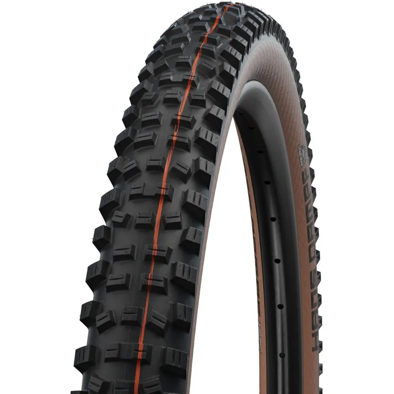 Highlight Schwalbe Hans Dampf Faltreifen - Evolution Addix Soft Super Trail TLEasy - E-25 - 27.5x2.35" Bronze Sidewall